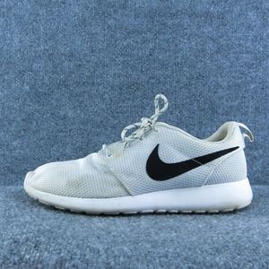 Nike Roshe Women Sneaker Shoes Gray‎ Fabric Lace Up Size 10 Medium